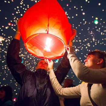 Coloured Sky Lanterns (BULK BUY - Case of 50)